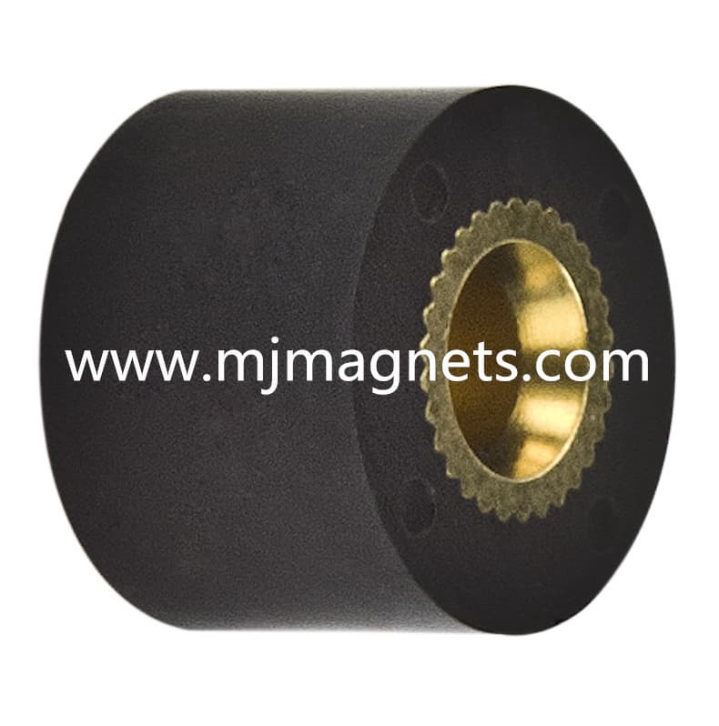 Plastic injection bonded permanent magnet